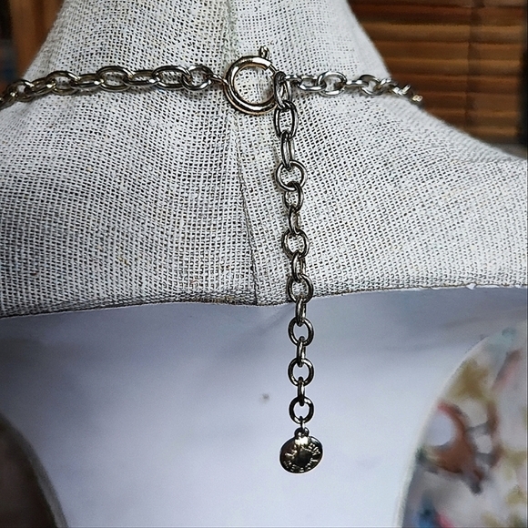 J. Crew Water Bubbles Clear Round Cascading Graduated Lucite Beaded Necklace - Picture 4 of 14